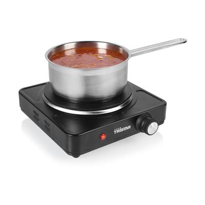 Tristar Kookplaat 1 Pits 1500W Zwart