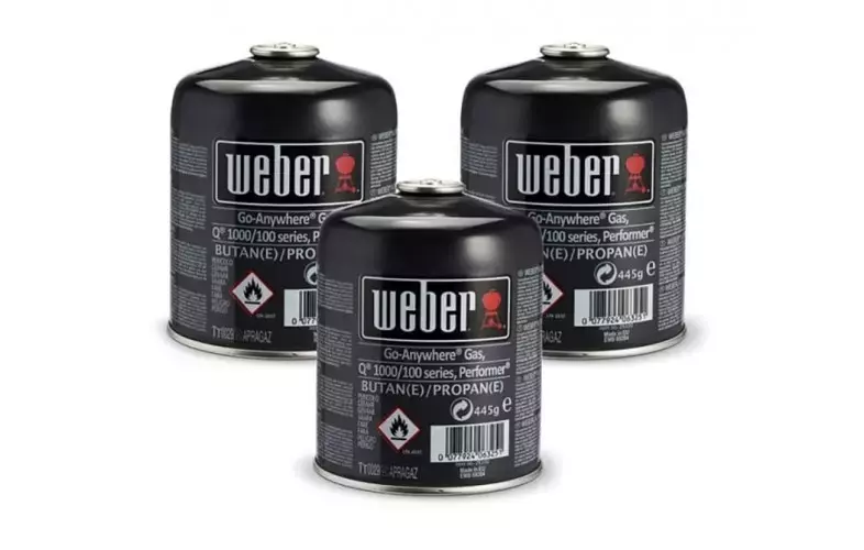 Weber Driepak Gasbusjes