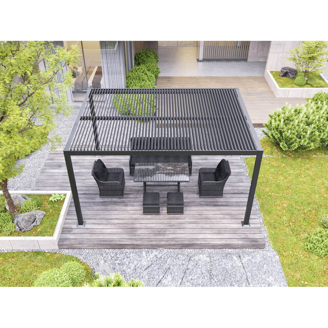 SenS-Line Cobana Lamellen Paviljoen 4X3 Antra