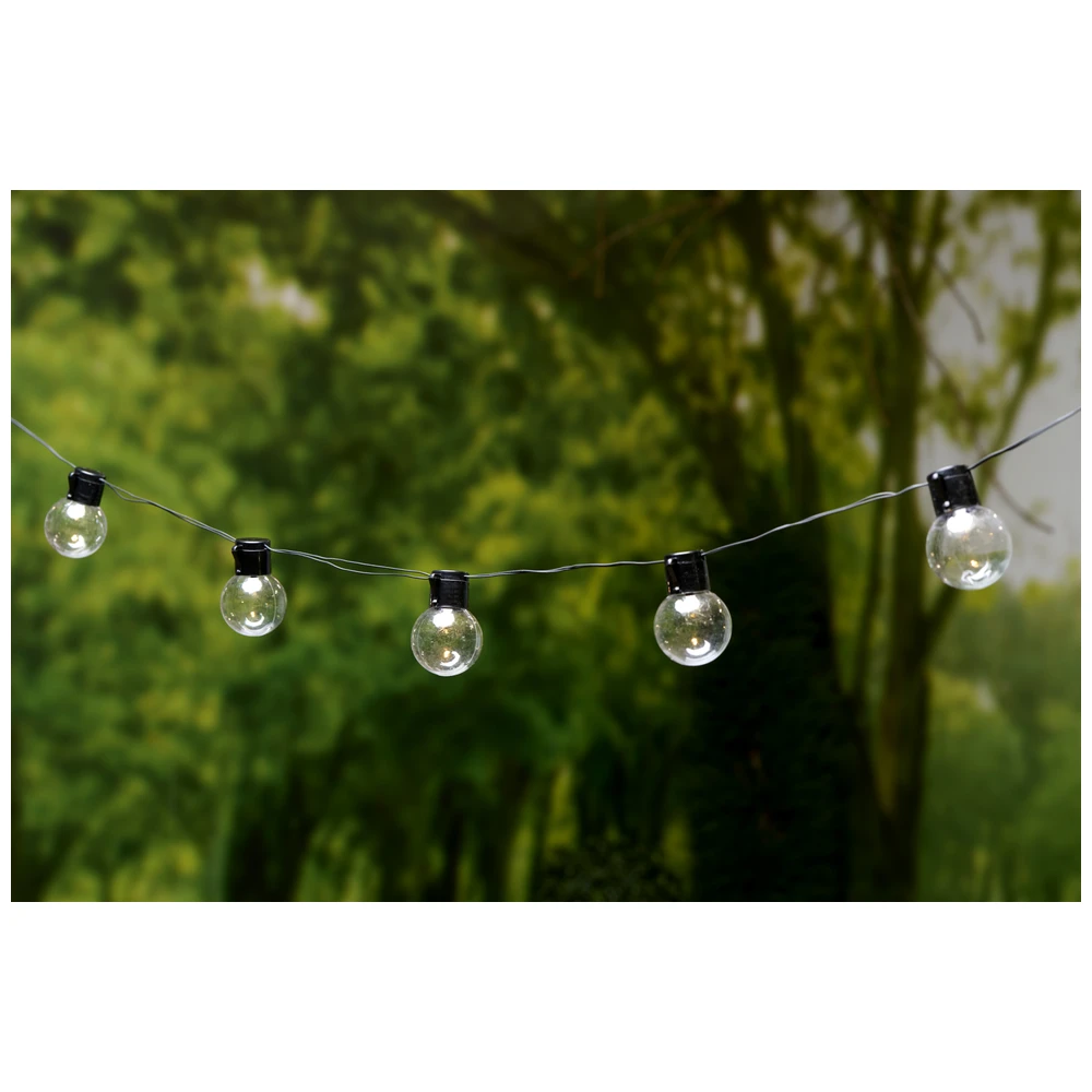 Grundig Solar Lichtsnoer Bulbs 20 Lampjes 4,85 M Warm Wit