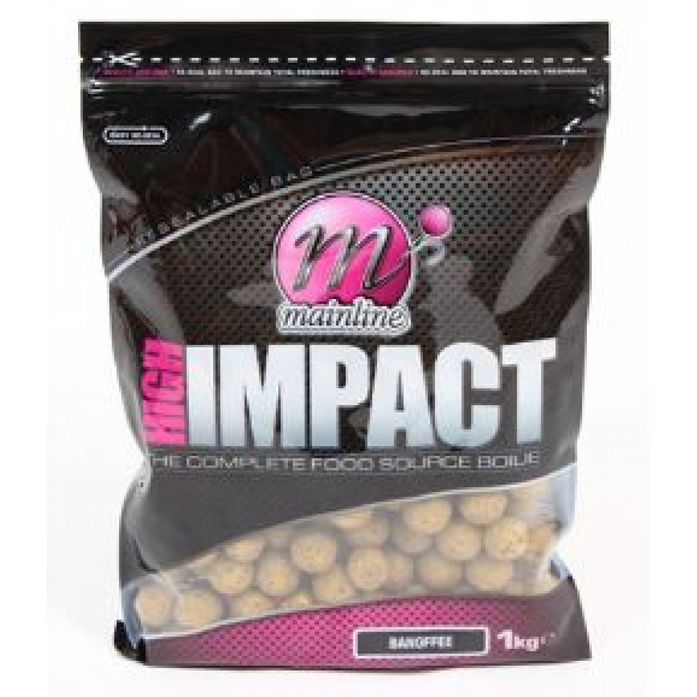 Mainline High Impact Boilie Banofee 15Mm 1Kg