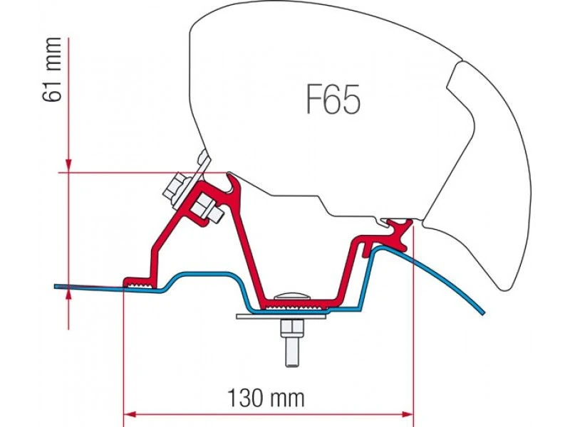 Fiamma Adapter Mercedes Sprinter F65 Eagle 400