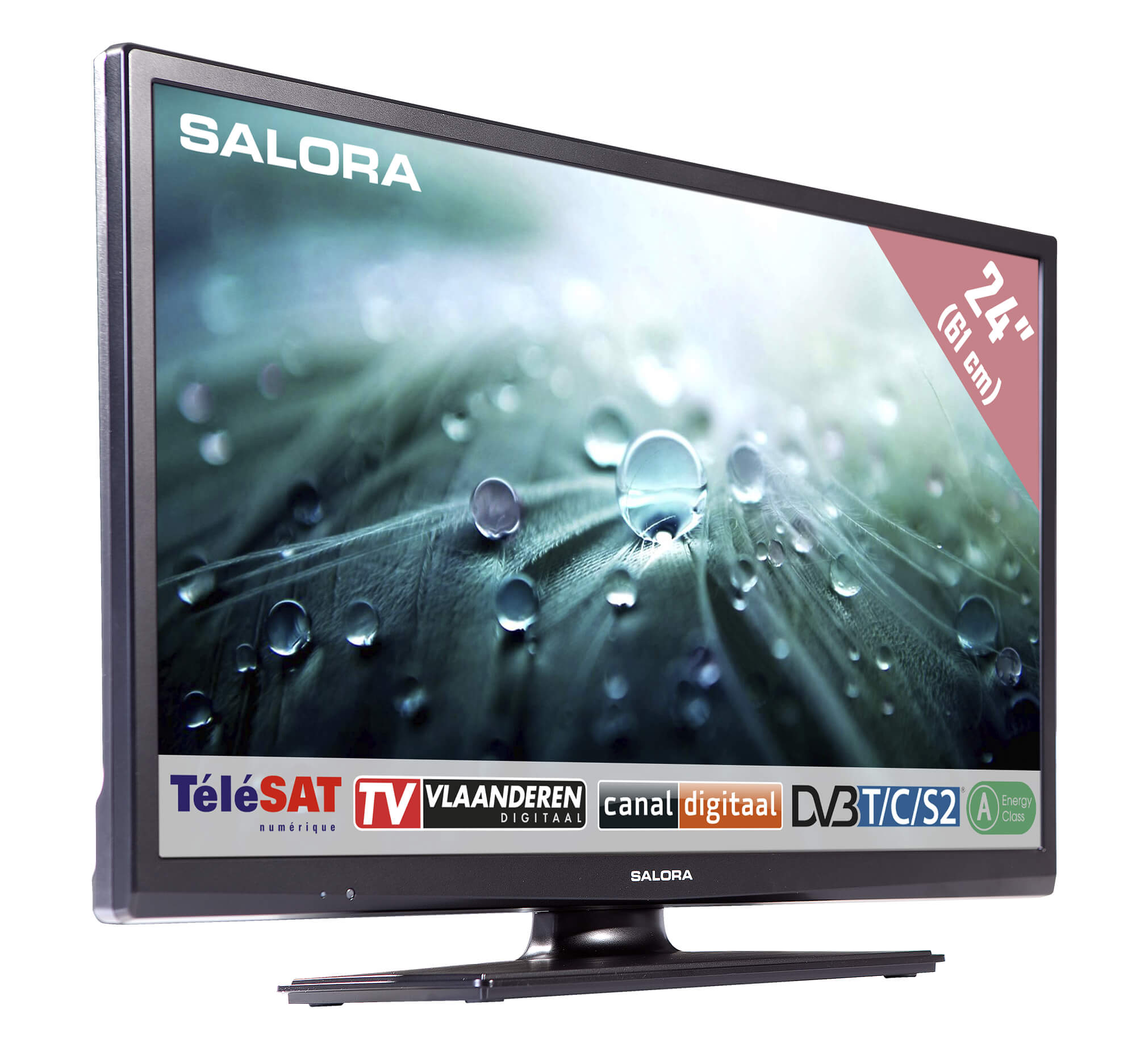 Salora Tv Travel Salora 24" 12/230V Led9109Cts2 Cd Led