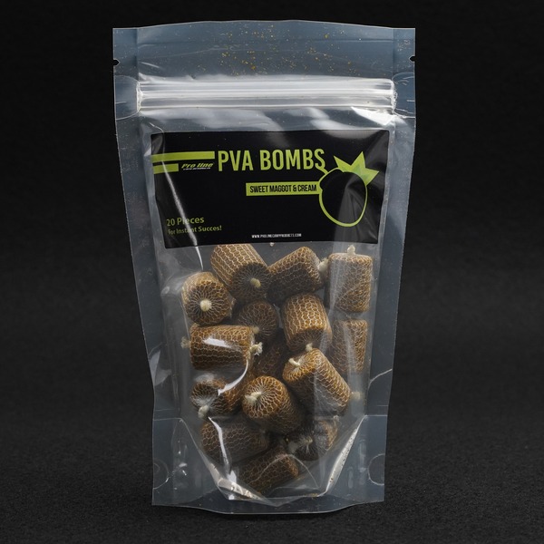 Pro Line Pva Bombs Sweet Maggot & Cream 18Pcs