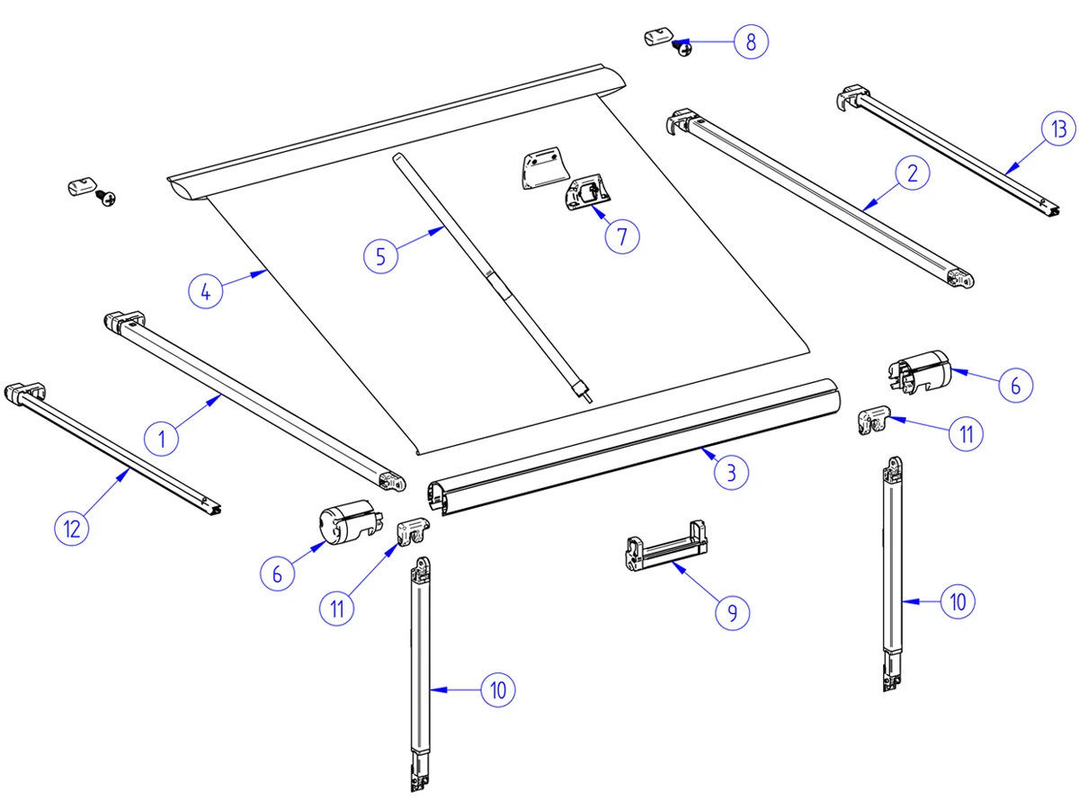 Thule LH Rafter Arm 3,0-3,25