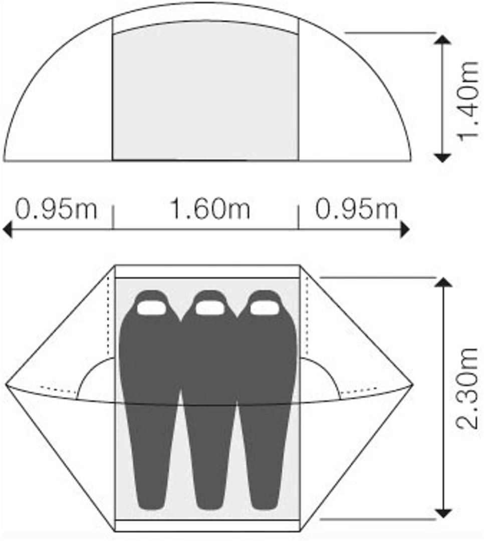 Exped Orion III Extreme Dark - Lava