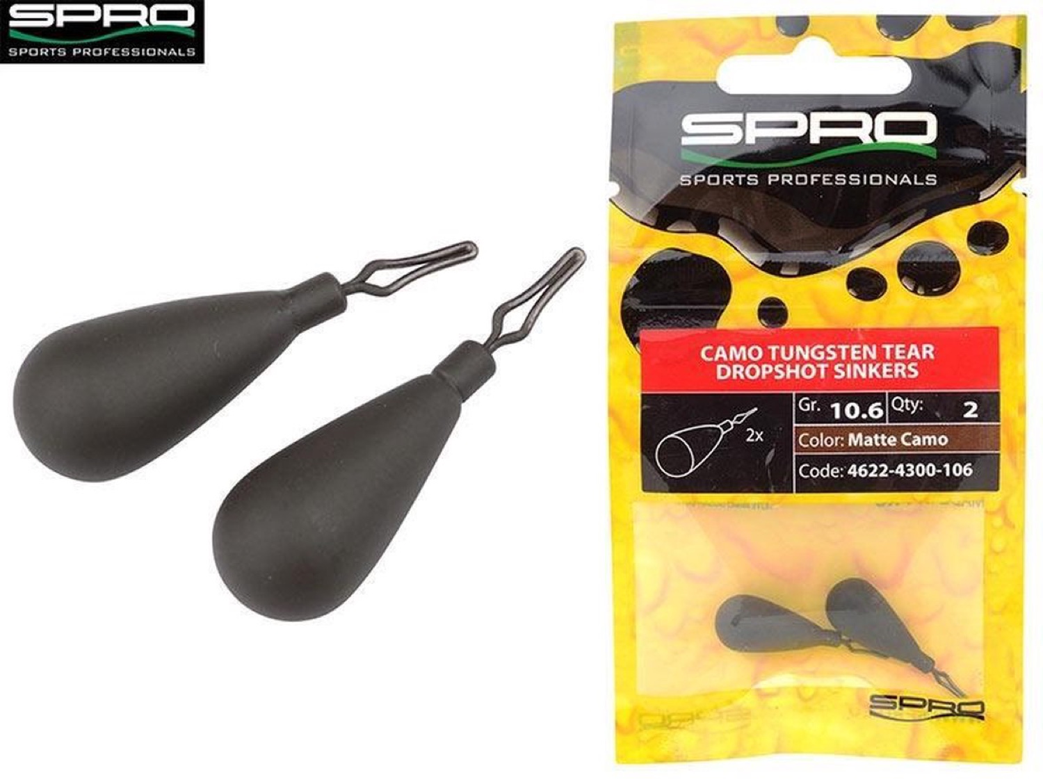 Spro Camo Tung Tear DS Sinkers M