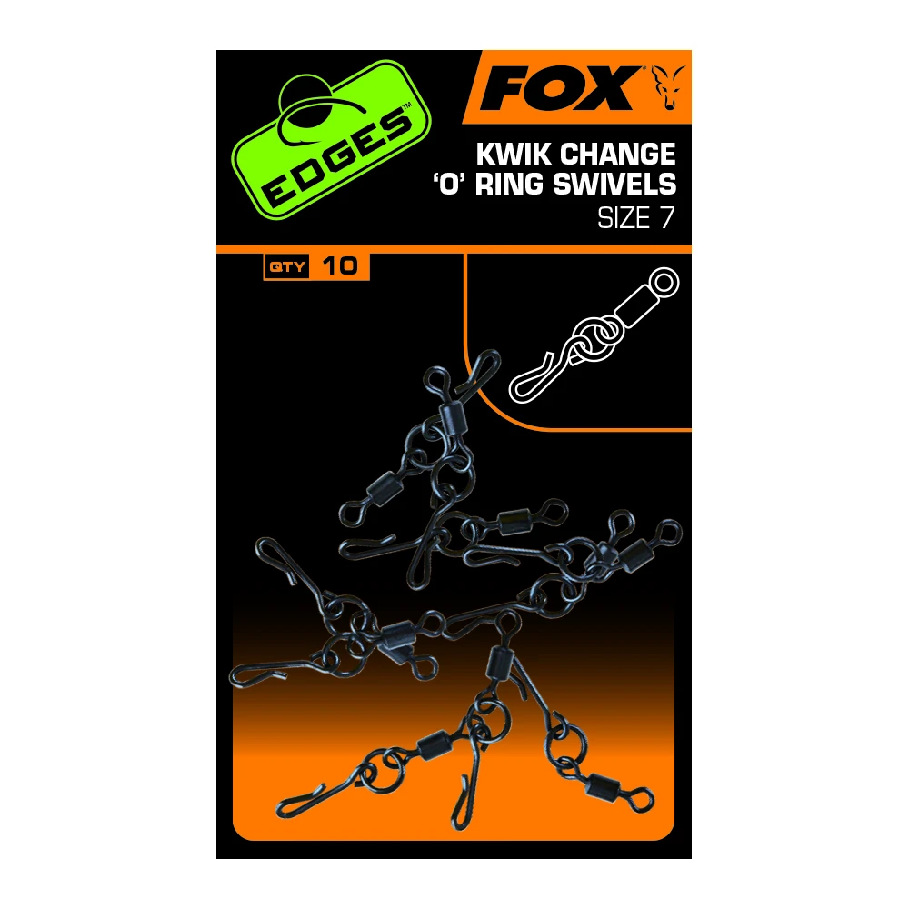 Fox Edges Kwick Change O Ring Swivels X 10
