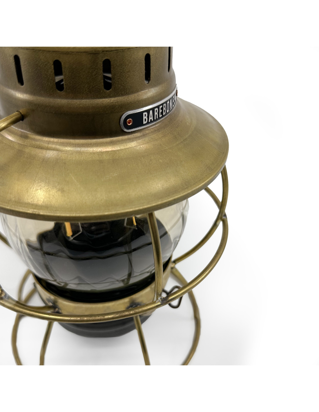 Barebones Railroad Lantern Industrieel Messing