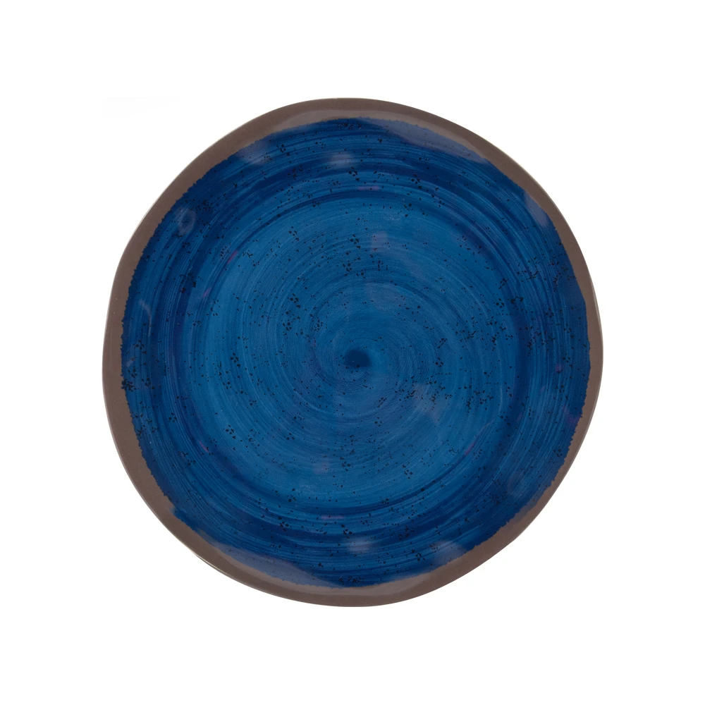 Bo-Camp Servies Halo 12Dlg Melamine Blau