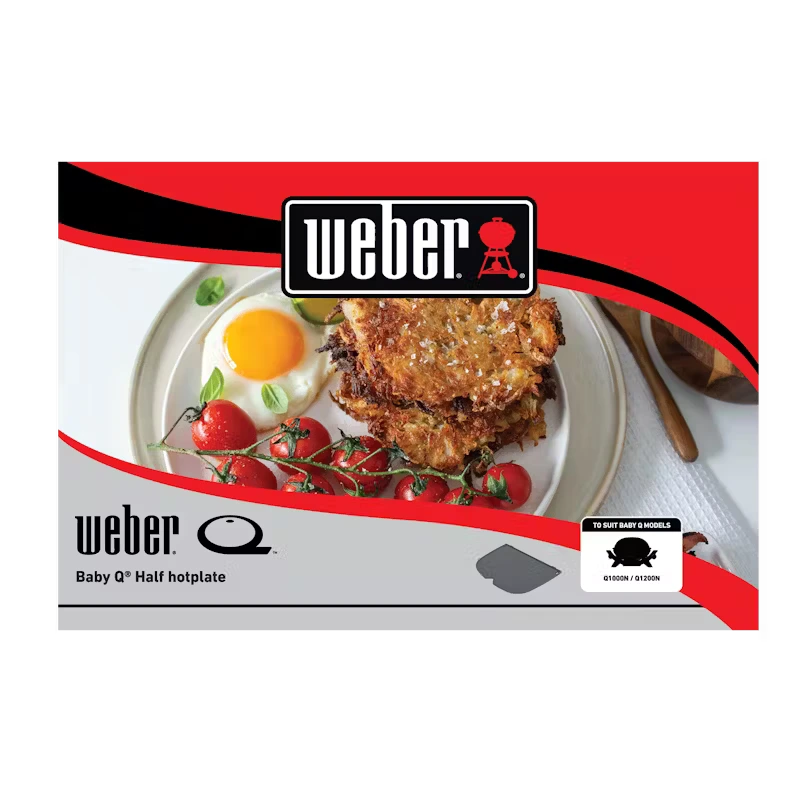 Weber Halve Plancha Voor Q 1100N/Q 1200N