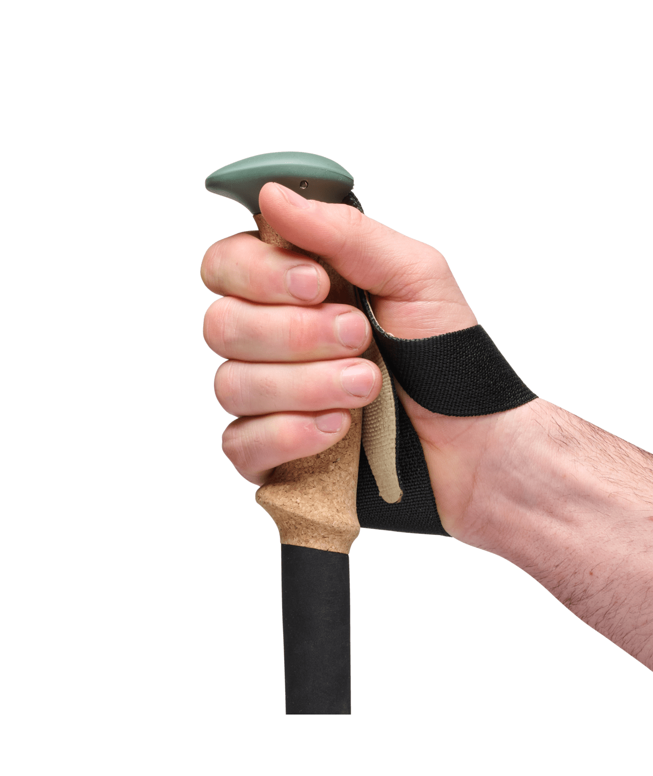 Black Diamond Trail Cork Trekking Poles - Laurel Green