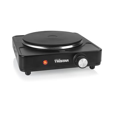 Tristar Kookplaat 1 Pits 1500W Zwart