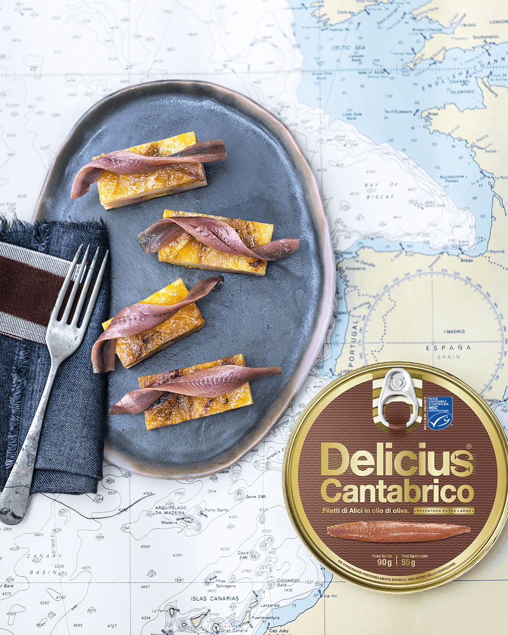 Delicius Rizzoli Ansjovisfilets In Olijfolie 90 Gr