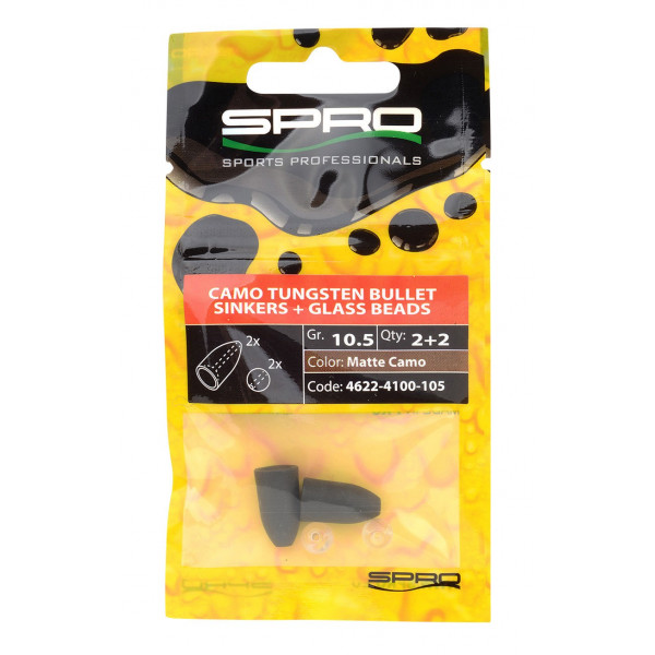 Spro Camo Tungsten Bullet Sinkers Mc