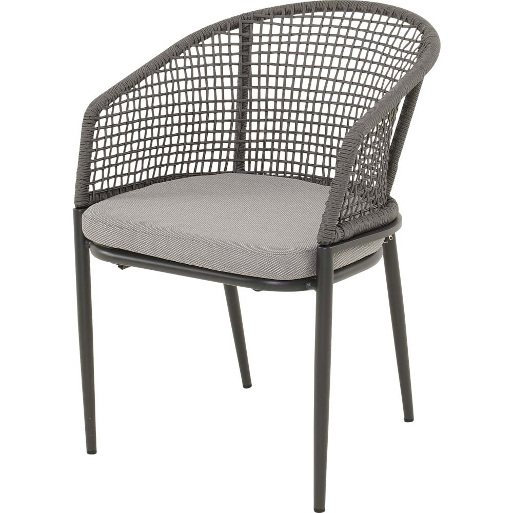 Leslie Living Tuinstoel Kioto Grijs