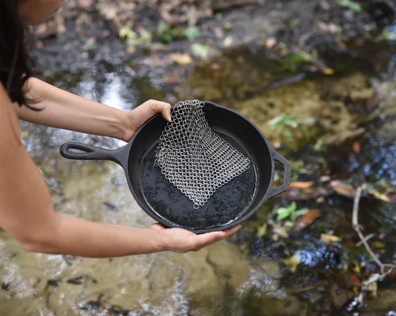 The Bastard Cast Iron Scrubber