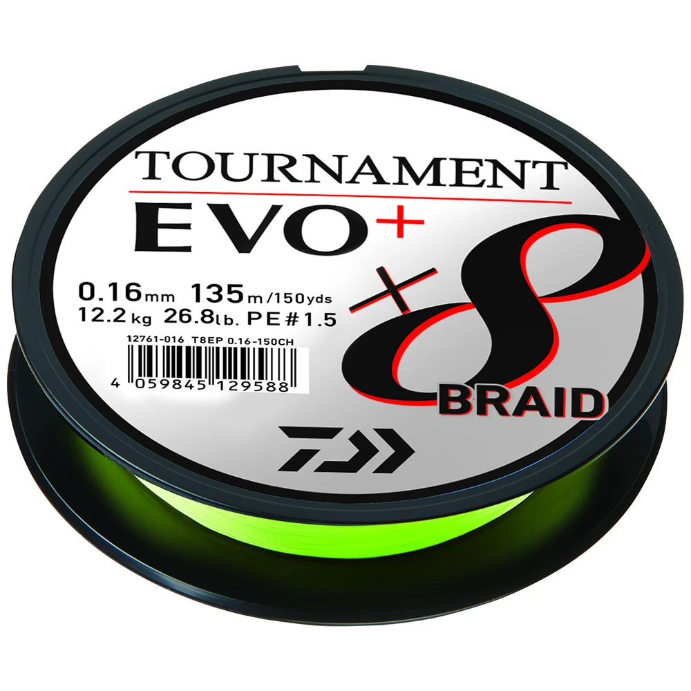 Daiwa TN X8 Braid Evo+ 0.16Mm 135M Chart