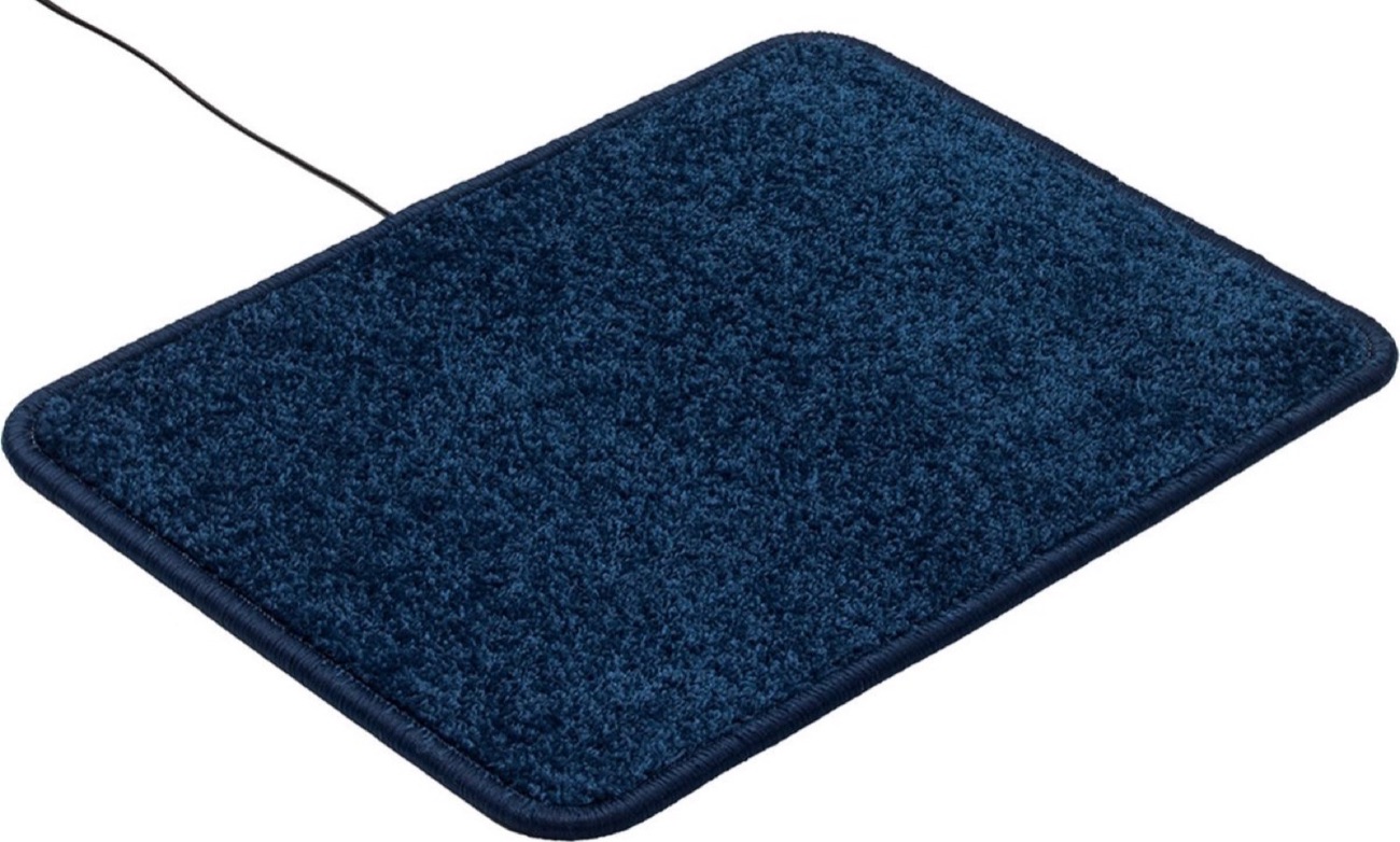 Heatek Verwarmd Vloerkleed 50x40cm Donkerblauw