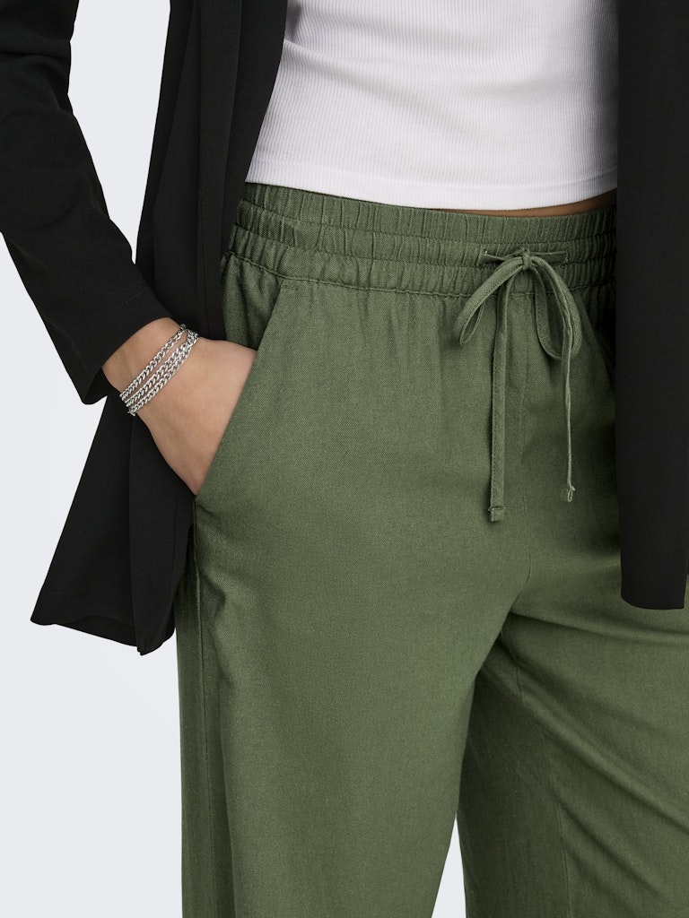 Jacqueline DE Yong Say HW Linen Wide Pant Wnd Dames