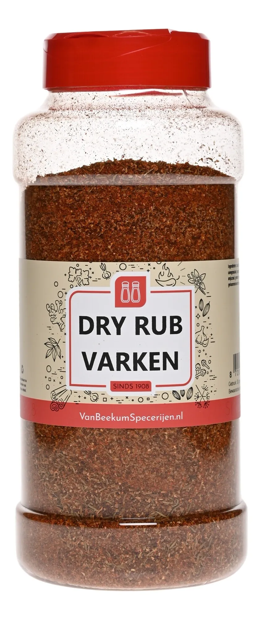 Van Beekum Specerijen Dry Rub Varken 750 gr