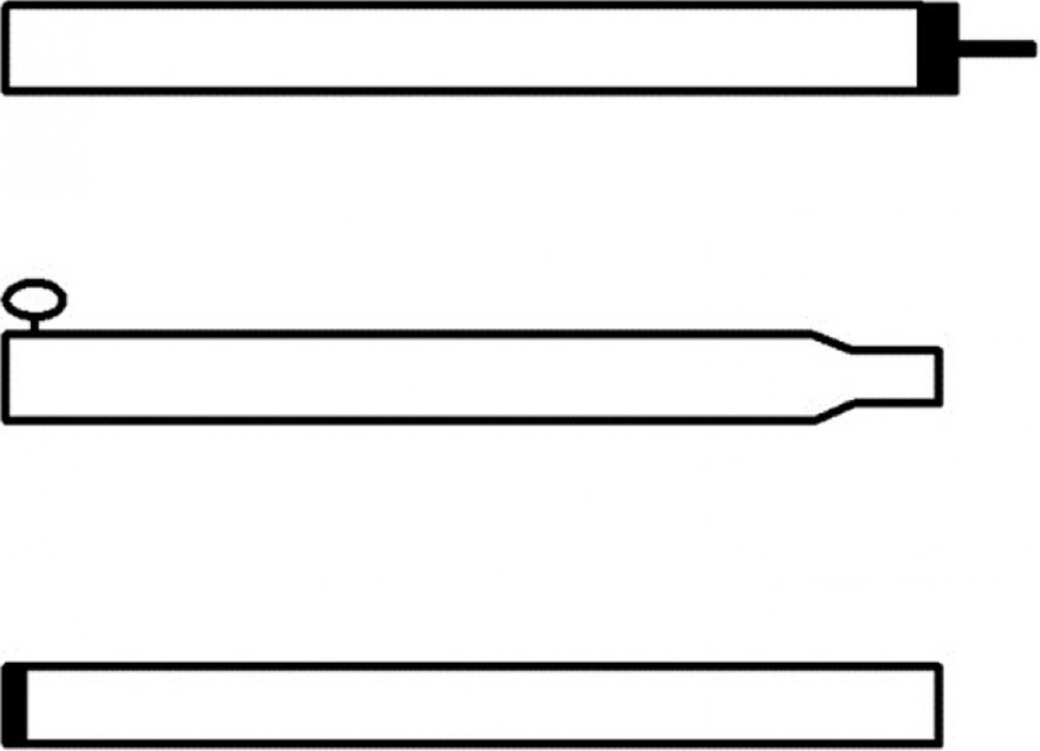 Campking Zak Caravanvoortentstok 25/22 mm.170-250 cm