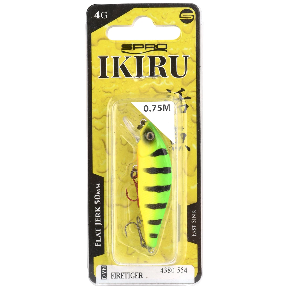 Spro Ikiru Flat Jerk 50 Firetiger