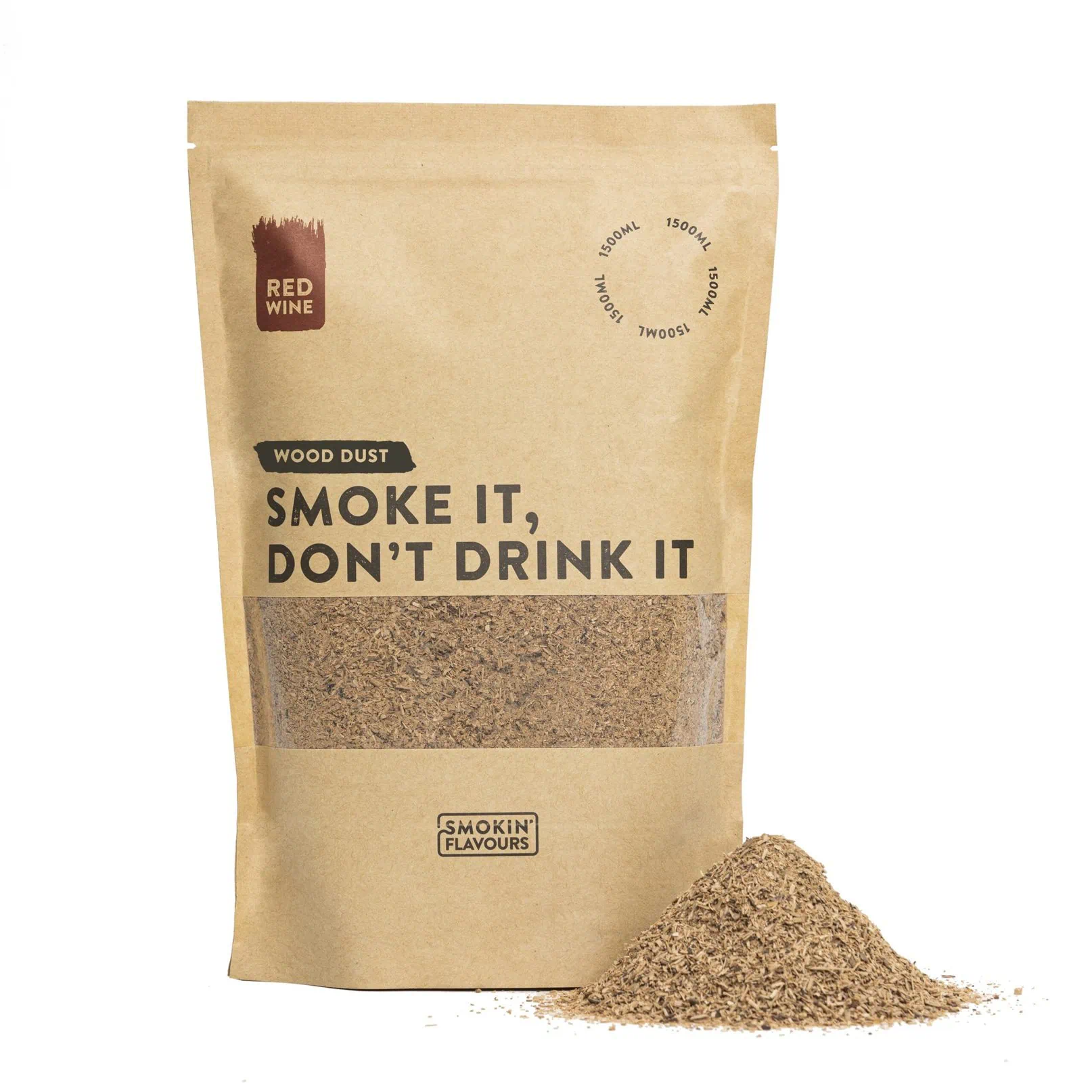 Smokin' Flavours Rookmot 1500 ML - Rode Wijn vaten