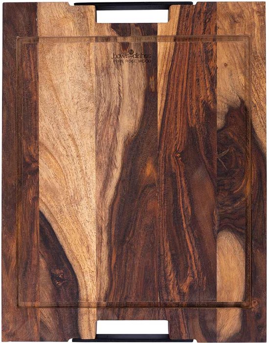 Bowls & Dishes Pure Rose Wood Steakplank Sapgoot En Handvatten 45 X 35 Cm