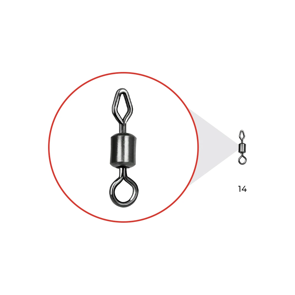 Nytro Connex Mixed-Eye Mini Feeder Swivel 14