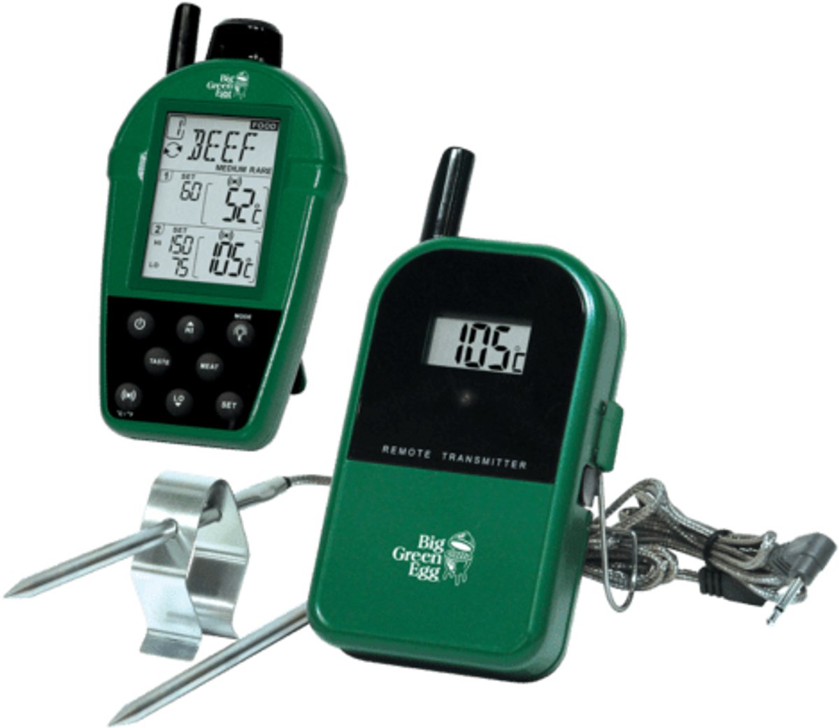 Big Green Egg Dual Probe Draadloze Thermometer
