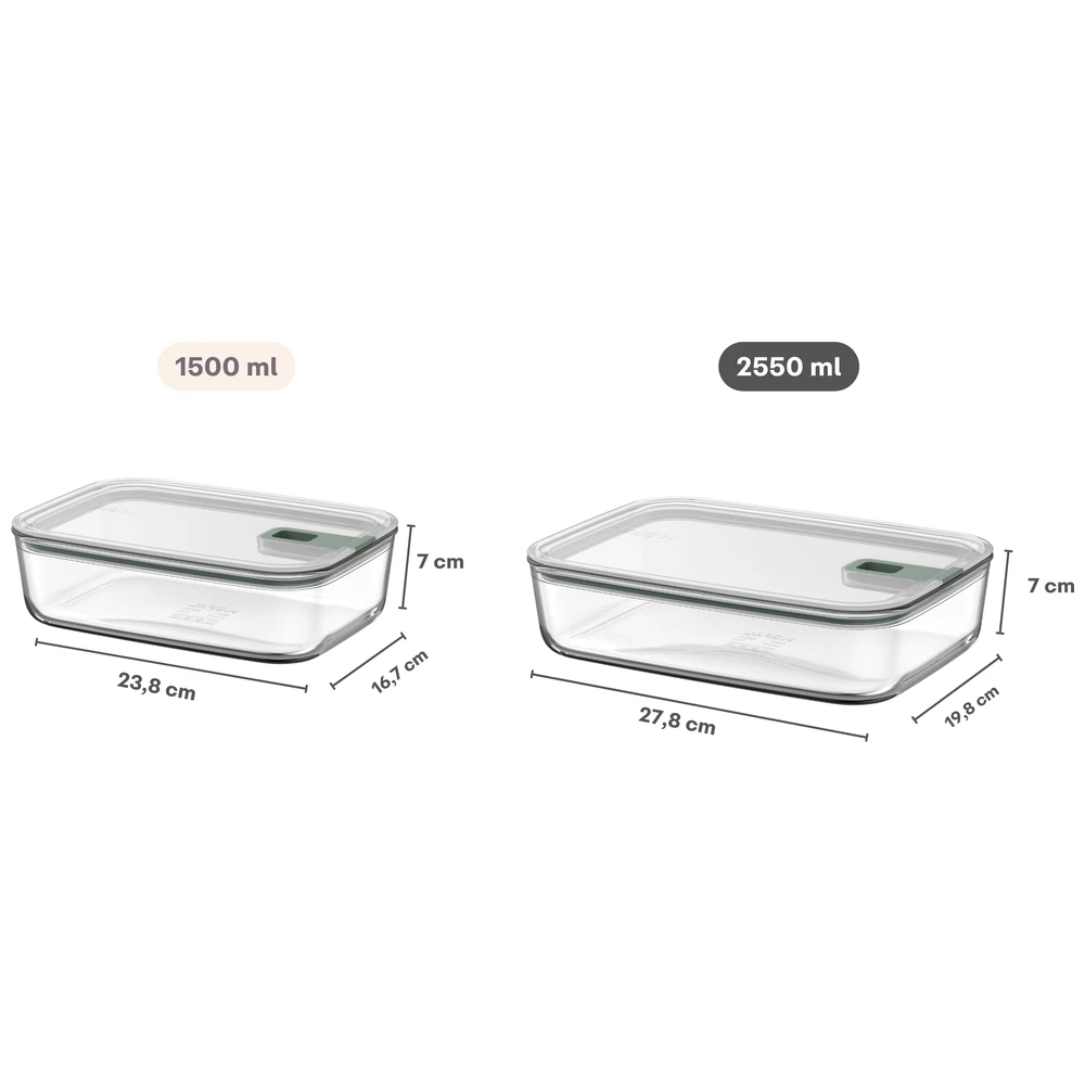 Mepal Glas Vershouddoos Easyclip 2.0 2250 Ml