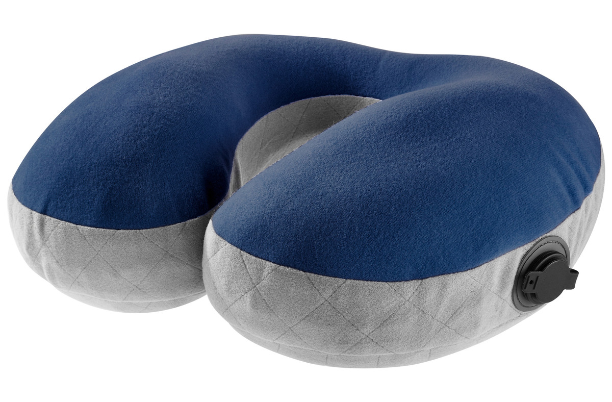 Cocoon U-Shaped Neck Pillow, Galaxy Blue / Grey