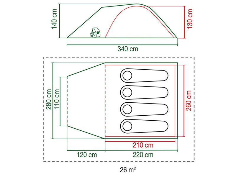 Coleman Tent Kobuk Valley 4+