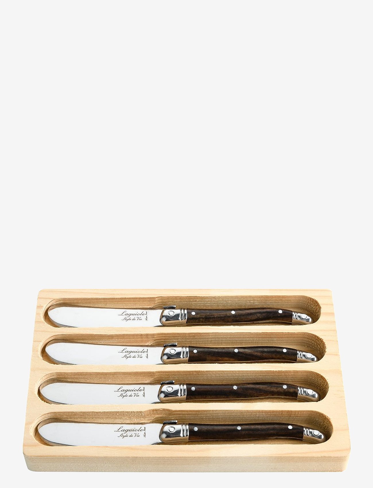 Laguiole Premium Line Botermessen Dark Wood