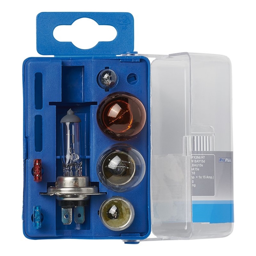 Proplus Reservelampenset H7 7-Delig (21W Oranje) Proplus Reservelampenset H7 7-Delig (21W Oranje)