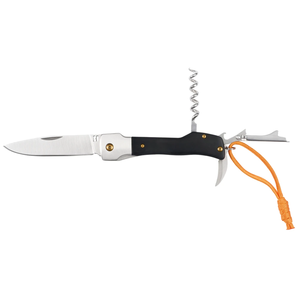 Homey's Kurkentrekker/Zakmes Ilja - Rvs/Pakkahout - 22Cm