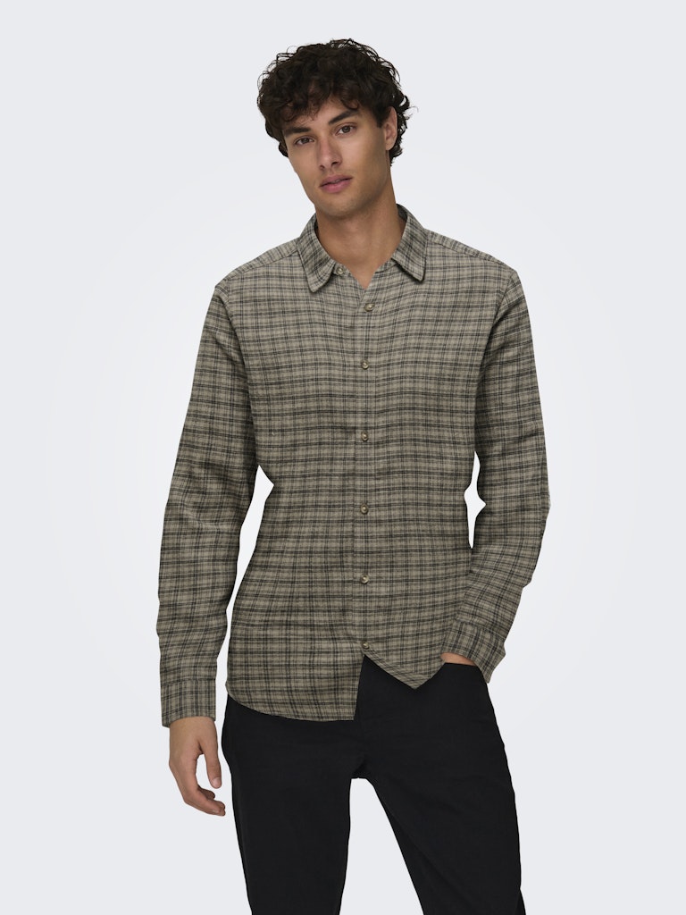 Only & Sons Gudmund LS Checked Shirt Heren