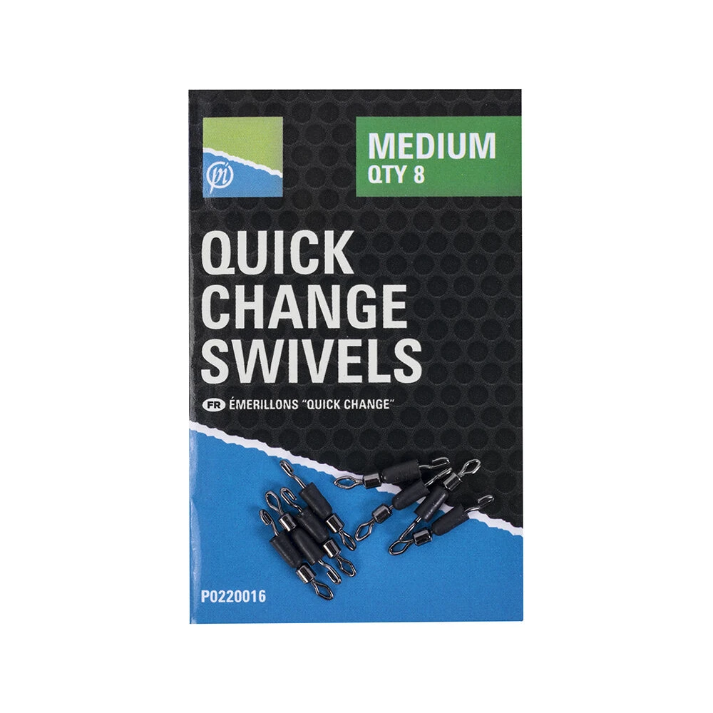 Preston Diamond Eye Match Swivels Size 14