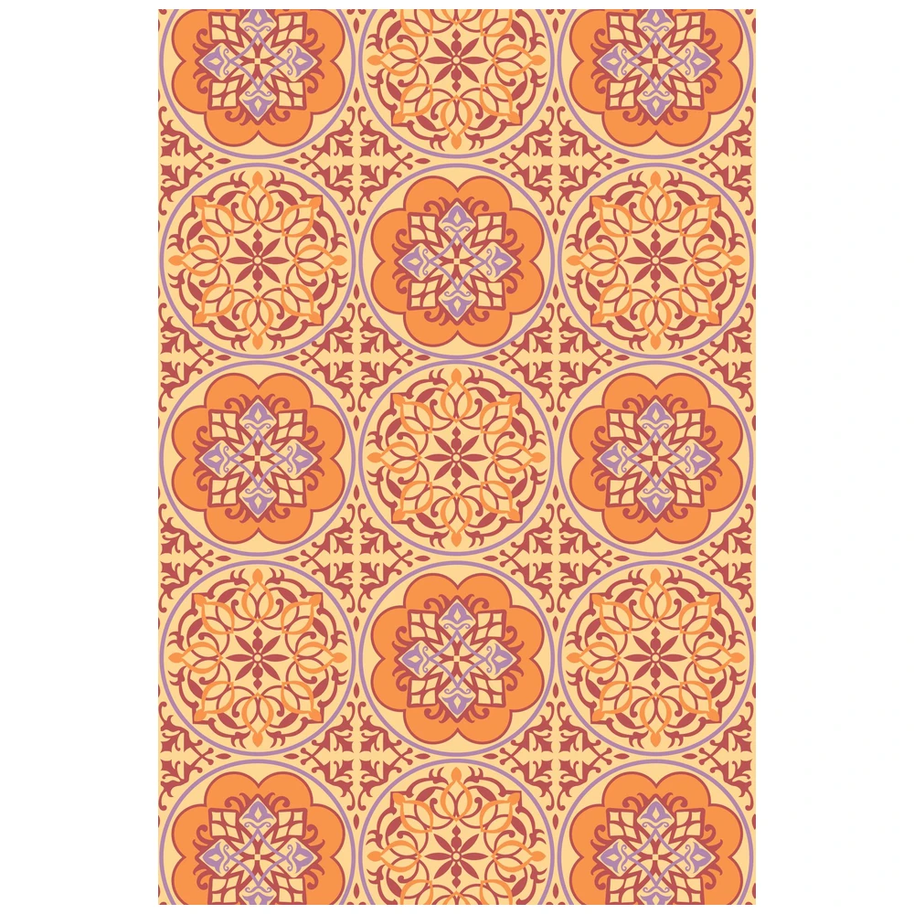 Blommie's Lifestyle Buitenkleed Oranje/Paars 150X210 Cm