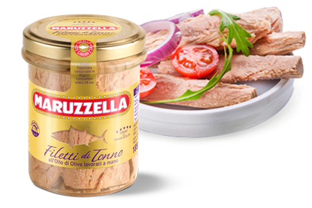 Maruzzella Tonijnfilets In Olijfolie 185Gr