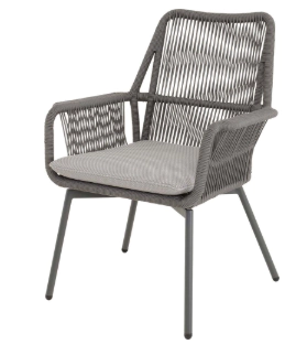 Leslie Living Tuinstoel Silas Grijs