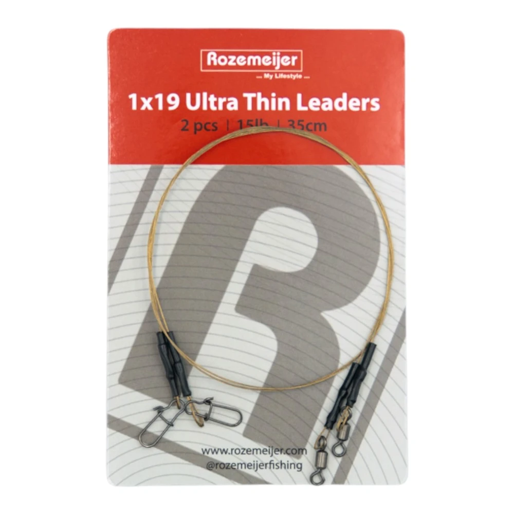 Rozemeijer 1X19 Ultra Thin Leaders 35Cm 15Lb 2Pcs