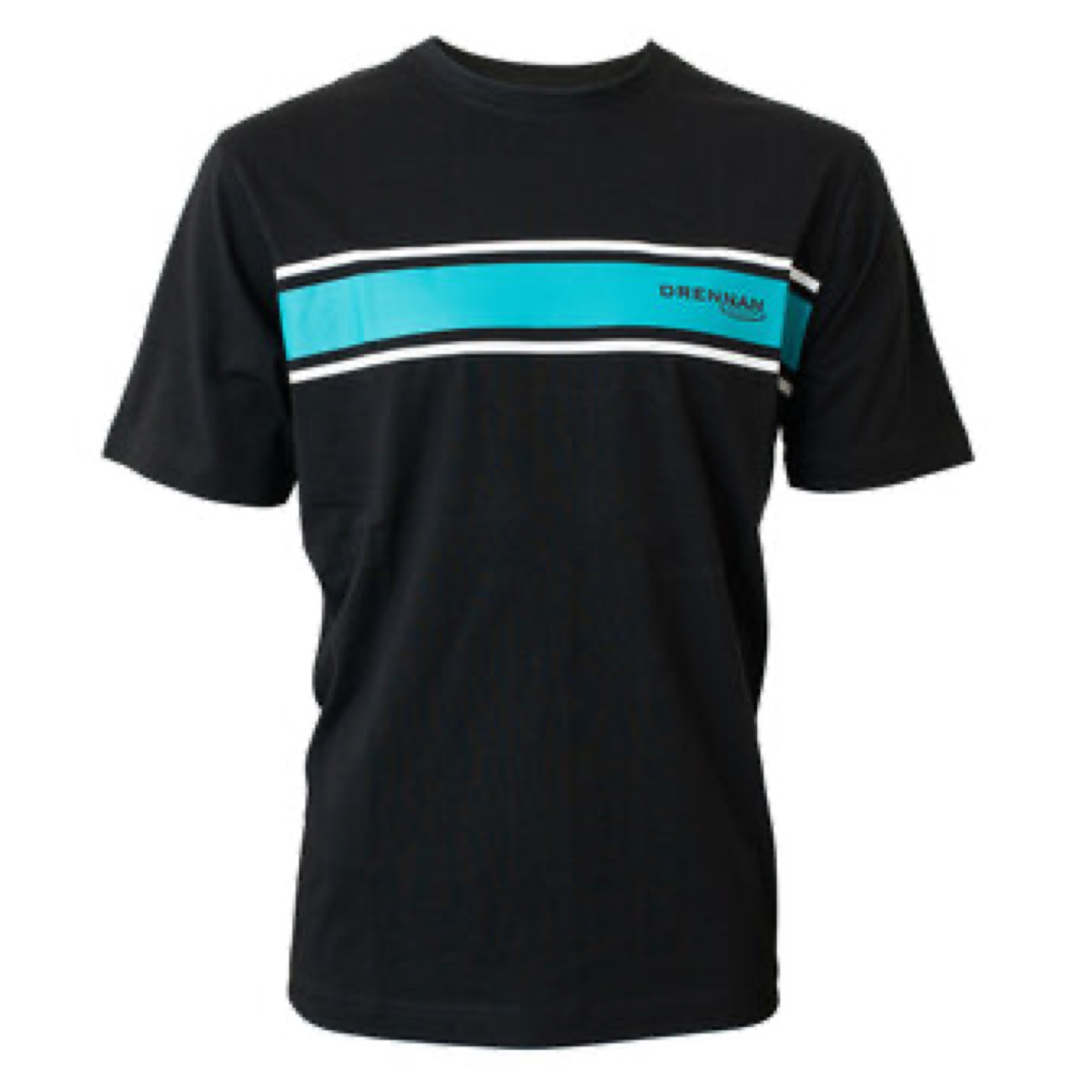 Drennan Aqua Stripe T-Shirt L