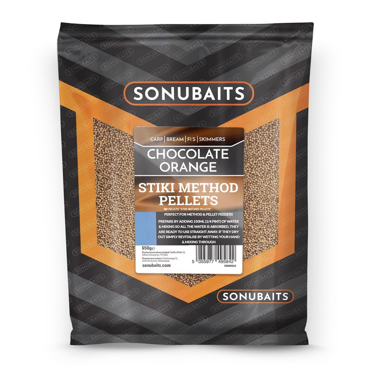 Sonubaits Stiki Method Pellets Chocolate Orange 4MM