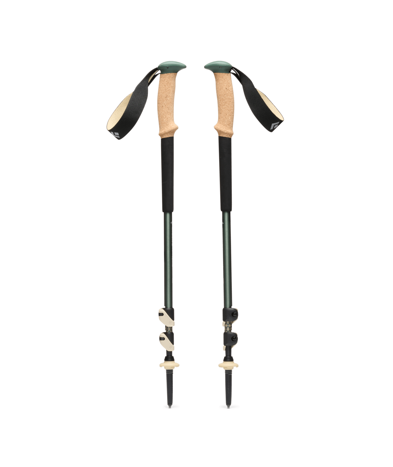 Black Diamond Trail Cork Trekking Poles - Laurel Green