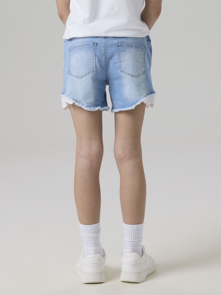 Name It Kids Salli Slim Dnm Shorts 5372-Ha Meisjes