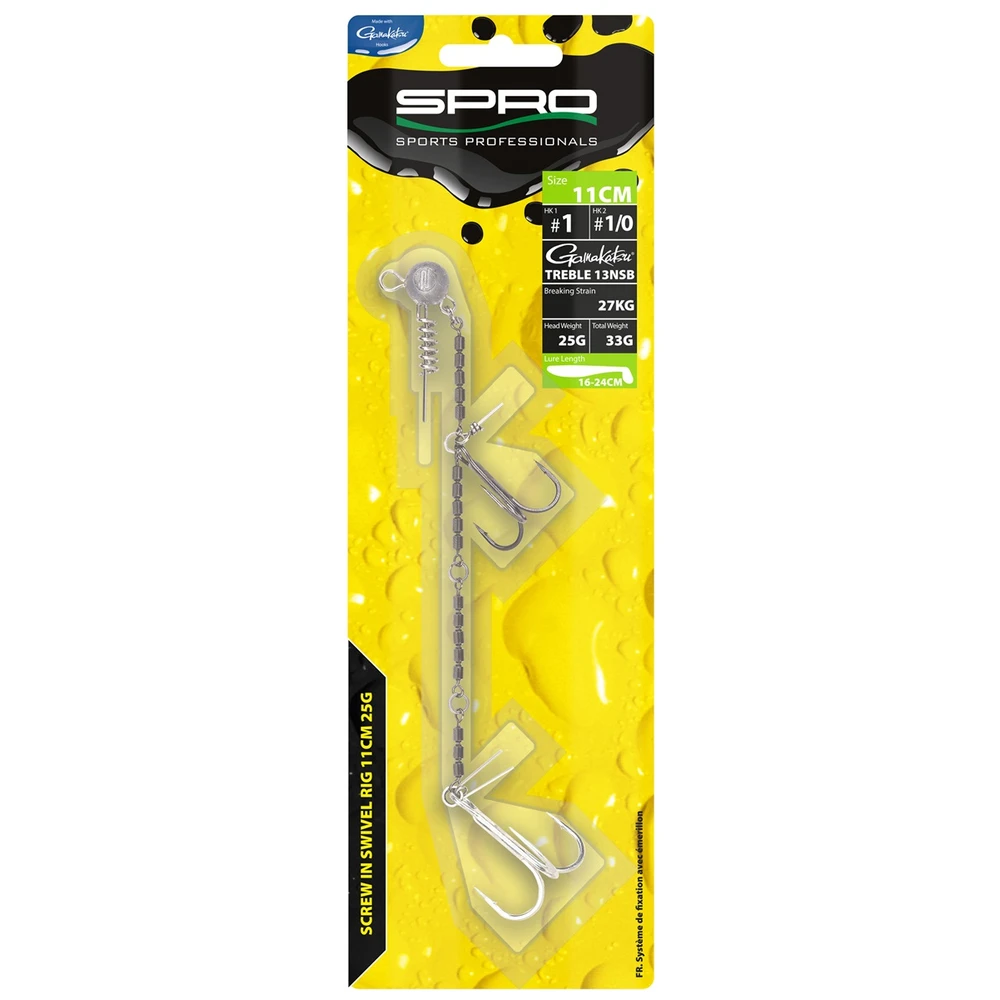 Spro Screw IN Swivel Rig 4Cm 7G