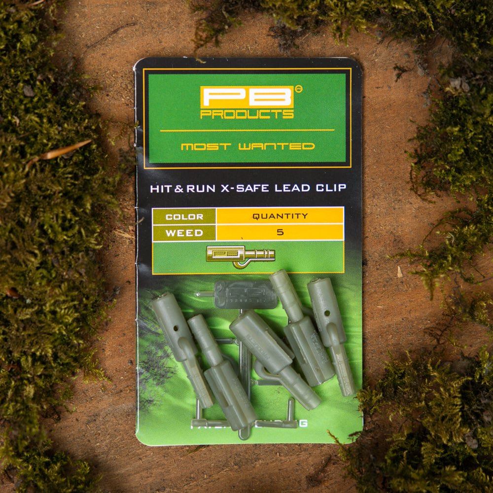 PB Products Hit & Run X-Safe Leadclip Silt 5Pcs