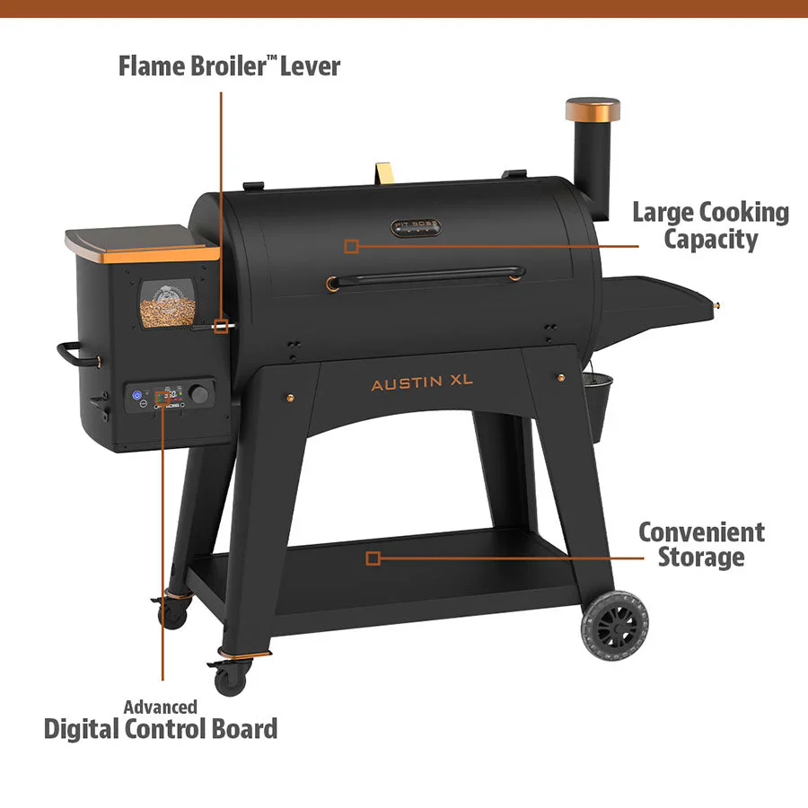 Pit Boss Pelletgrill Onyx Austin XL 1000